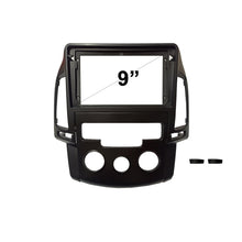 Load image into Gallery viewer, 9 Inch Facia FAHYUNDAII30l20072012MANUAL9 Fascia Dash Plate Panel For Hyundai I30 2007-2012 Manual Black