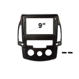 9 Inch Facia FAHYUNDAII30l20072012MANUAL9 Fascia Dash Plate Panel For Hyundai I30 2007-2012 Manual Black