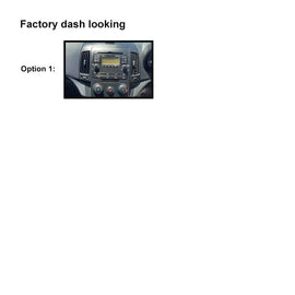 9 Inch Facia F9HY22Fascia Dash Plate Panel For Hyundai I30 2007-2012 Manual Black