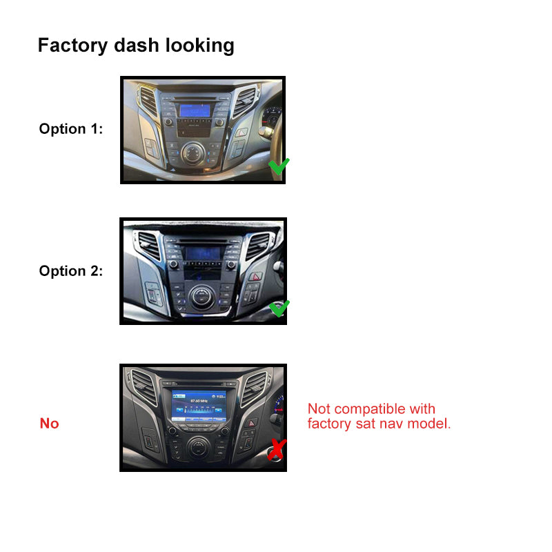 Double 2 DIN FAHYUNDAII402011ON7 Facia Kit Panel Fascia Dash Plate For Hyundai i-40 VF/VF2/VF3 i40 2011+