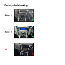 Load image into Gallery viewer, 9 Inch Facia FAHYUNDAII45200920129 Fascia Dash Plate Panel For Hyundai i45 2009-2012 Gloss Black