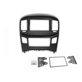 Double 2 DIN FAHYUNDAIILOAD2015ON7 FACIA KIT Panel Fascia Plate Dash For Hyundai H-1 Starex i800 iMax iLoad 2015+