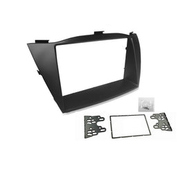 Double 2 DIN FAHYUNDAIIX35200920157 Facia Kit Panel Fascia Dash Plate For Hyundai IX-35 IX35 2009-2015