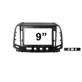 9 Inch Facia F9HY34 Fascia Dash Plate Panel For Hyundai Santafe 2006-2012