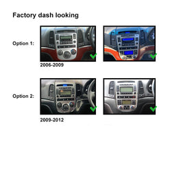 9 Inch Facia F9HY34 Fascia Dash Plate Panel For Hyundai Santafe 2006-2012