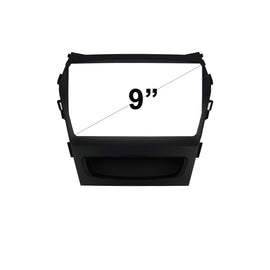 9 Inch Facia F9HY35  Fascia Dash Plate Panel For Hyundai Santafe 2013-2018 Black