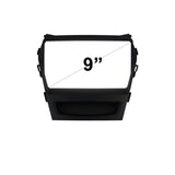 9 Inch Facia FAHYUNDAISANTAFE201320189  Fascia Dash Plate Panel For Hyundai Santafe 2013-2018 Black