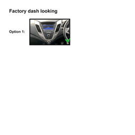 9 Inch Facia F9HY38 Fascia Dash Plate Panel For Hyundai Veloster 2011-2017 Black