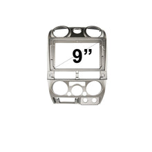 Load image into Gallery viewer, 9 Inch Facia FAISUZUDMAX200920119 Fascia Dash Plate Panel For Isuzu Dmax D-Max 2009-2011 Silver