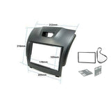 Double 2 DIN FAISUZUDMAX2012ON7 Facia Kit Fascia Panel Dash Plate For Isuzu Dmax D-max 2012+