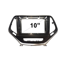 10 Inch Facia FAJEEPCHEROKEE2015ON10  Fascia Dash Plate Panel For Jeep Cherokee 2015+