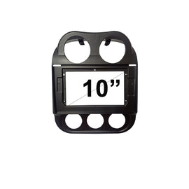 10 Inch Facia FAJEEPCOMPASS2010201610 Fascia Dash Plate Panel For Jeep Compass 2010-2016