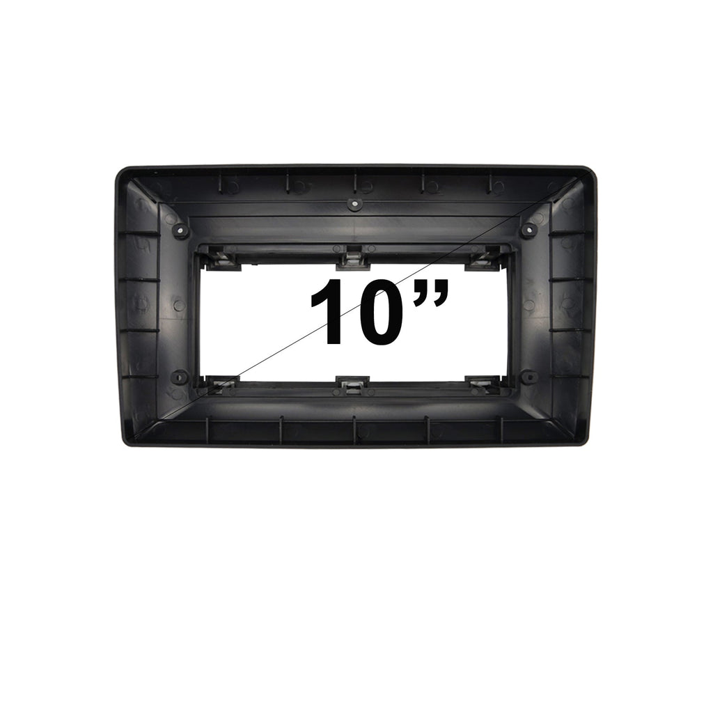 10 Inch Facia FAJEEPWRANGLER2007201610 Fascia Dash Plate Panel For Jeep Wrangler 2007-2016 Black