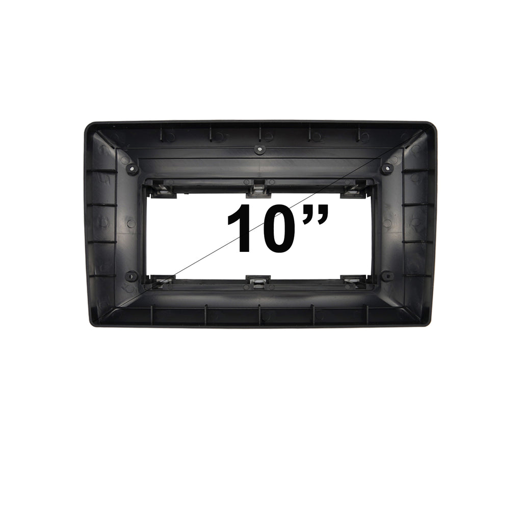 10 Inch Facia FAJEEPWRANGLER2007201610 Fascia Dash Plate Panel For Jeep Wrangler 2007-2016 Black