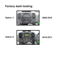 Double 2 DIN FAKIACARNIVAL200620117 FACIA KIT Panel Fascia Dash Plate For Kia Carnival 2006-2011 Grand Carnival 2006+