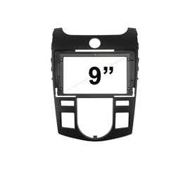 9 Inch Facia F9KA35 Fascia Dash Plate Panel For Kia Cerato Auto A/C 2009-2013 Black