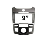 9 Inch Facia FAKIACERATO20092013KOUPAUTO9 Fascia Dash Plate Panel For Kia Cerato Koup Auto A/C 2009-2013