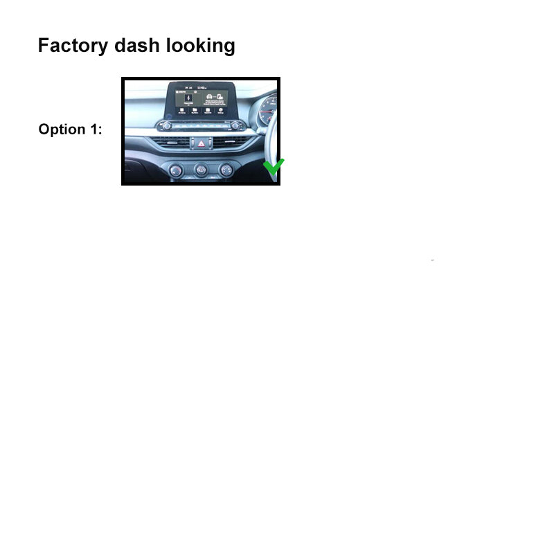 9 Inch Facia FAKIACERATO2019ON9 Fascia Dash Plate Panel For Kia Cerato 2019+