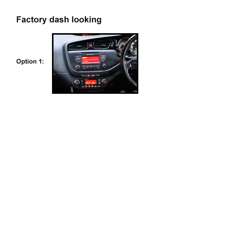 9 Inch Facia FAKIAOPTIMA2016ON9 Fascia Dash Plate Panel For Kia Pro-Ceed 2014+
