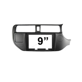 9 Inch Facia F9KA22 Fascia Dash Plate Panel For Kia Rio 2012-2014