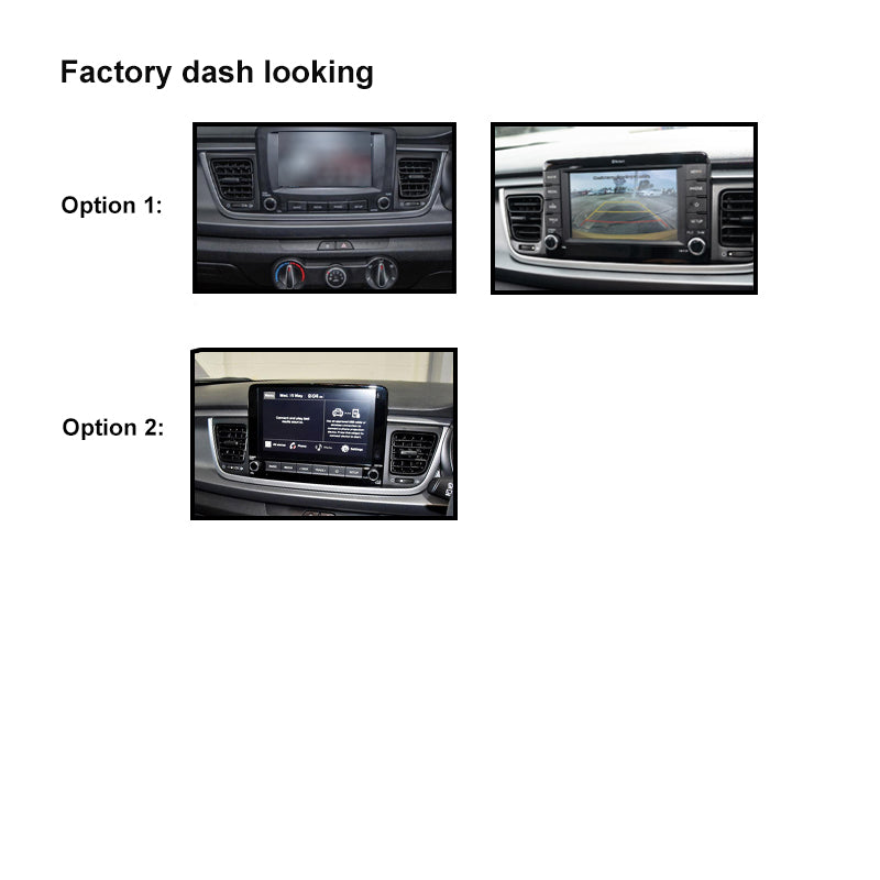 9 Inch Facia FAKIARIO201720239 Fascia Dash Plate Panel For Kia Rio 2017-2023