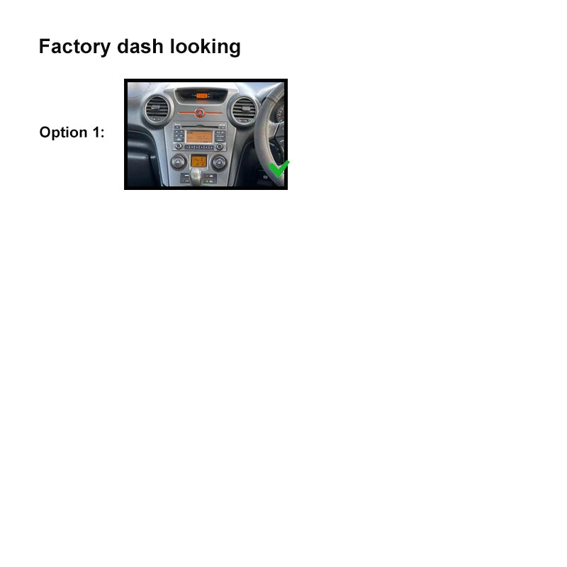 9 Inch Facia F9KA39 Fascia Dash Plate Panel For Kia Rondo 2008-2012 Ca ...