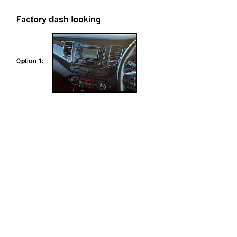 9 Inch Facia FAKIARONDO201320189 Fascia Dash Plate Panel For Kia Rondo 2013-2018 Carens