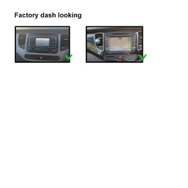 Double 2 DIN FAKIARONDO2013ON7 Facia Kit Panel Fascia Plate Dash For Kia Rondo RP 2013+