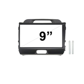 9 Inch Facia F9KA32 Fascia Dash Plate Panel For Kia Sportage 2010-2015