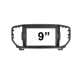 9 Inch Facia F9KA33 Fascia Dash Plate Panel For Kia Sportage 2015-2018