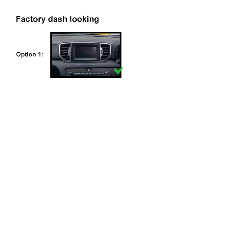 9 Inch Facia F9KA33 Fascia Dash Plate Panel For Kia Sportage 2015-2018