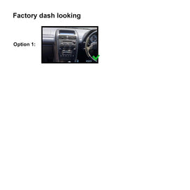 9 Inch Facia & HARNESS F9LX6 Fascia Dash Plate Panel For Lexus IS200 1999-2005