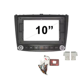 10 Inch Facia & HARNESS FALEXUSIS25020062013PREMIUM10 Fascia Dash Plate Panel For Lexus IS250 2006-2013  Premium