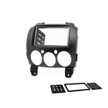 Load image into Gallery viewer, Double 2 DIN FAMAZDA2200720147 Facia Kit Fascia Dash Panel Plate For Mazda 2 Demio DE 2007-2014