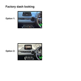 9 Inch Facia FAMAZDA2CX32014ON9 Fascia Dash Plate Panel For Mazda 2 CX3 2014+