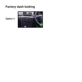 9 Inch Facia FAMAZDA3200420099 Fascia Dash Plate Panel For Mazda 3 2004-2009