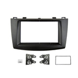 Double 2 Din FAMAZDA3200920137 Facia Kit Panel Fascia Plate Dash For Mazda 3 2009-2013