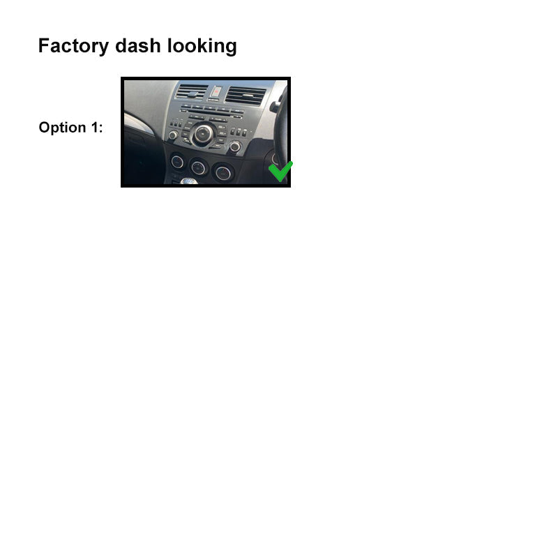 9 Inch Facia FAMAZDA3200920139 Fascia Dash Plate Panel For Mazda 3 2009-2013