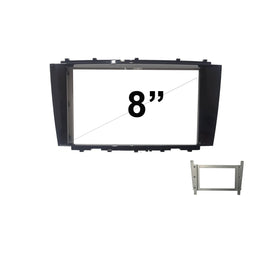 8 Inch Facia FAMERCEDESCCLASS200420068 Fascia Dash Plate Panel For Mercedes Benz C-Class 2004-2006 Piano Black