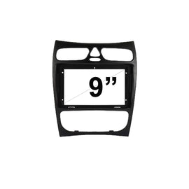 9 Inch Facia F9MB5 Fascia Dash Plate Panel For Mercedes Benz CLK-Class 2001-2004