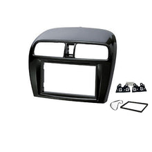 Load image into Gallery viewer, Double 2 DIN FAMITSUBISHIMIRAGE2012ON7 Facia Kit Fascia Panel Dash Plate For Mitsubishi Mirage 2012+