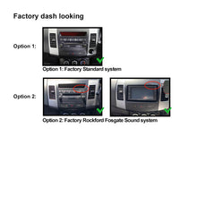Load image into Gallery viewer, Double 2 DIN FAMITSUBISHIOUTLANDER200720127 Facia Kit Panel Fascia Plate Dash For Mitsubishi Outlander 2007-2012 Peugeot 4007 2009-2012