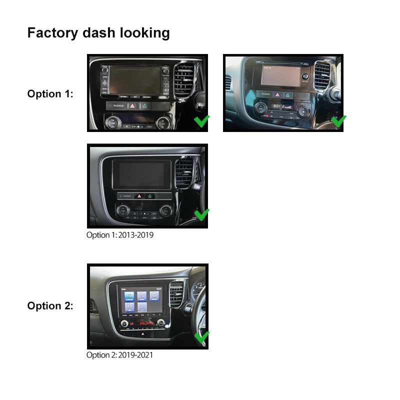 9 Inch Facia FAMITSUBISHIOUTLANDER201320219 Fascia Dash Plate Panel For Mitsubishi Outlander 2013-2021