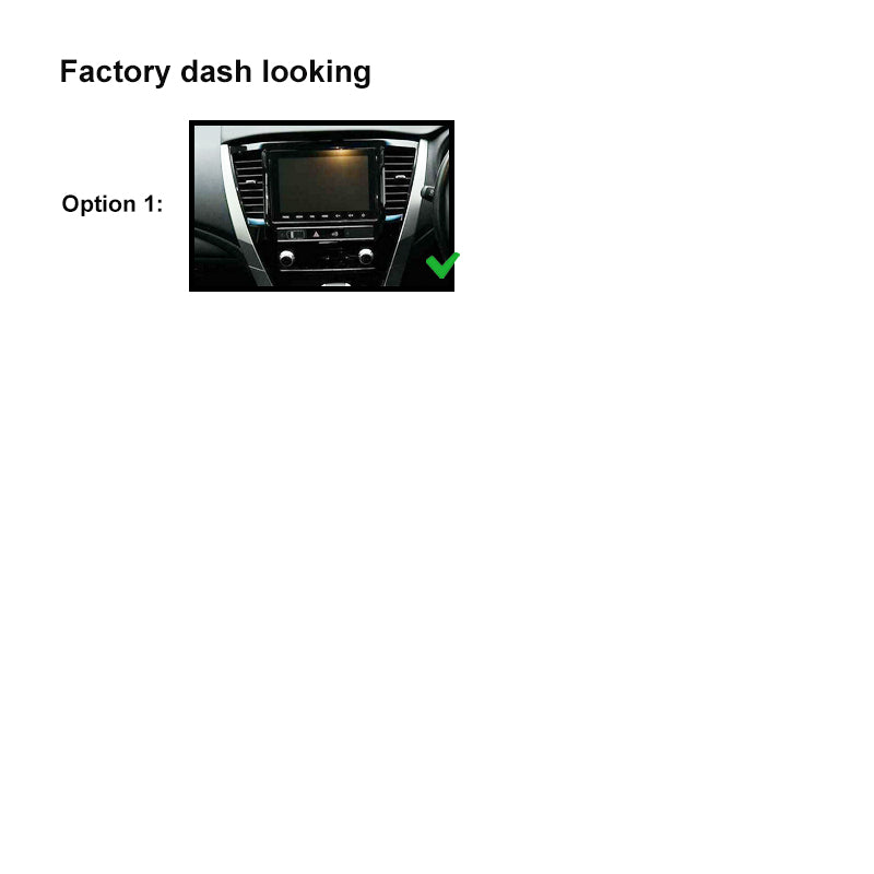 10 Inch Facia FAMITSUBISHIPAJEROSPORT2020ON10 Fascia Dash Plate Panel For Mitsubishi Pajero Sport 2020+