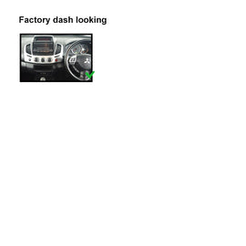 Double 2 Din FAMITSUBISHITRITON201420157 Facia Kit Fascia Dash Plate Panel For Mitsubishi Triton 2014-2015 MN Piano Black