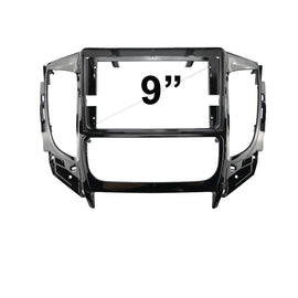 9 Inch Facia FAMITSUBISHITRITON20152018AUTO9 Fascia Dash Plate Panel For Mitsubishi Triton 2015-2018 Auto A/C