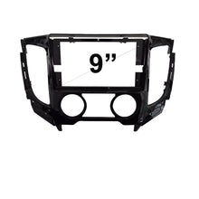 Load image into Gallery viewer, 9 Inch Facia FAMITSUBISHITRITON20152023MAMUAL9 Fascia Dash Plate Panel For Mitsubishi Triton Manual A/C 2015-2023