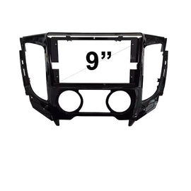 9 Inch Facia FAMITSUBISHITRITON20152023MAMUAL9 Fascia Dash Plate Panel For Mitsubishi Triton Manual A/C 2015-2023