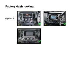 9 Inch Facia FAMITSUBISHITRITON20152023MAMUAL9 Fascia Dash Plate Panel For Mitsubishi Triton Manual A/C 2015-2023