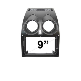 9 Inch Facia F9NS3 Fascia Dash Plate Panel For Nissan Dualis 2007-2013